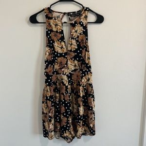 Kendall & Kylie Floral Mini Romper